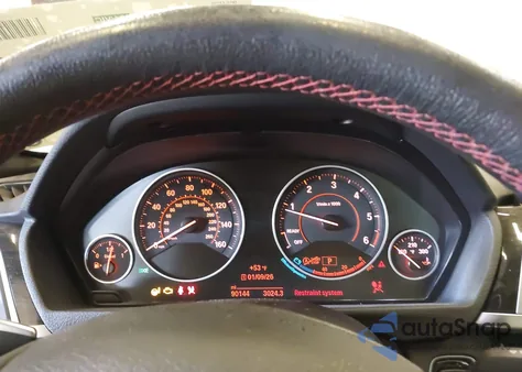 2017 BMW 328D из США, поврежденный, VIN WBA8E5C54HK388730